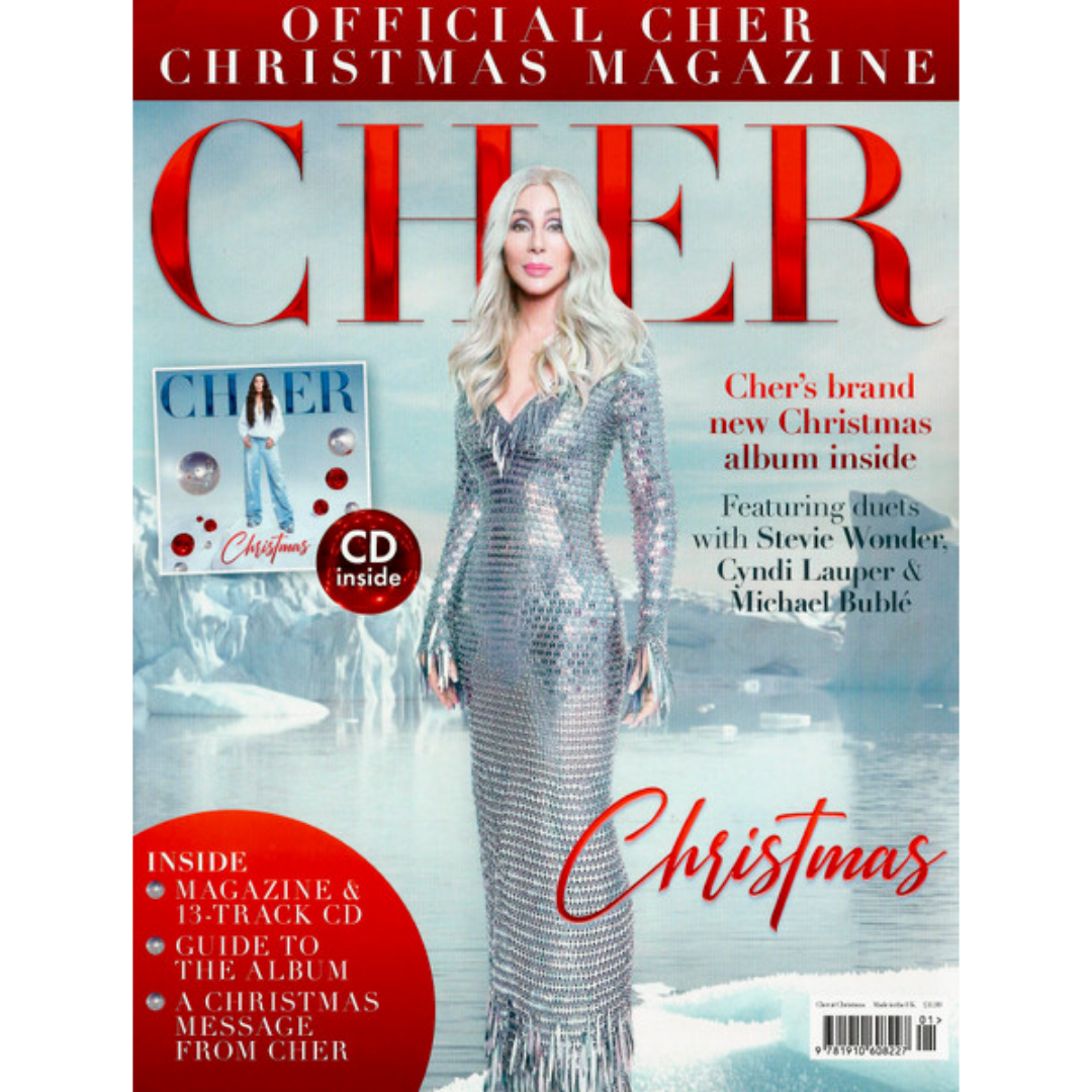 Cher-Christmas-Official-Magazine-with-CD-Album