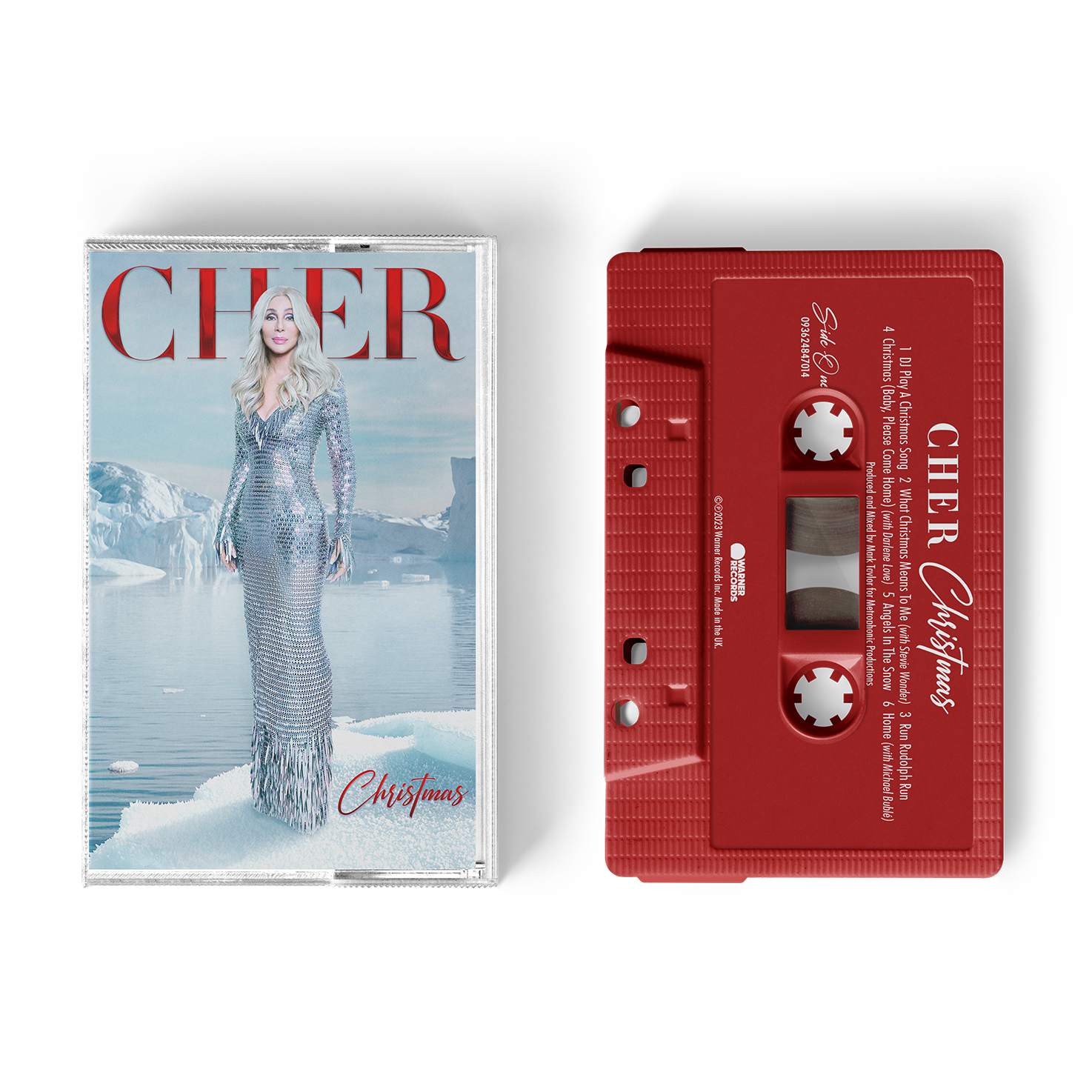 Cher-Christmas-Red-Shell-Edition-Cassette-Album