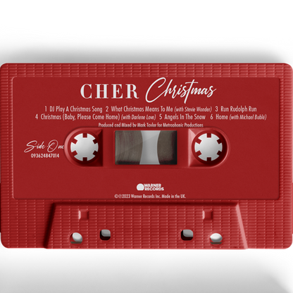 Christmas-Cher-Red-Shell-Edition-Cassette-Album