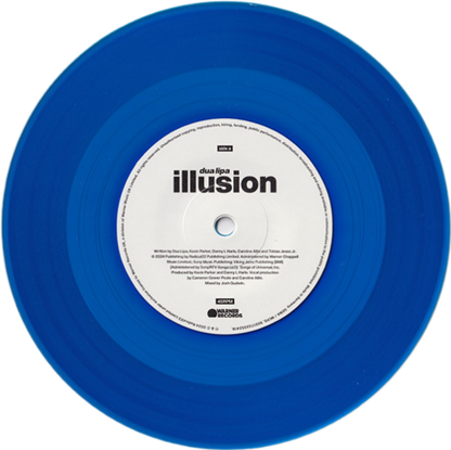 Dua-Lipa-Illusion-Blue-Vinyl-7-inch-Single-Limited