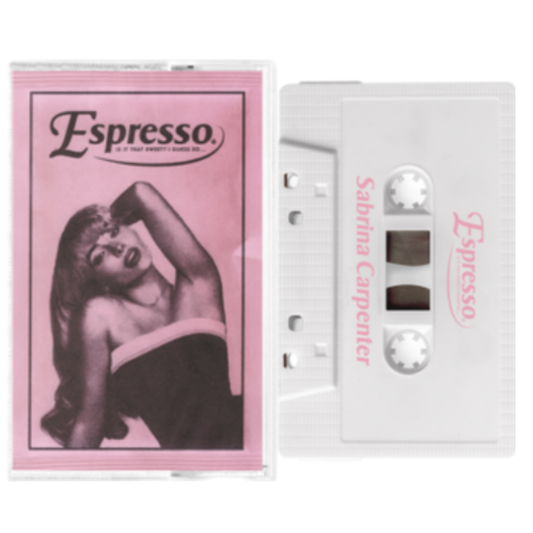 Sabrina Carpenter: Espresso - White & Pink Cassette Single