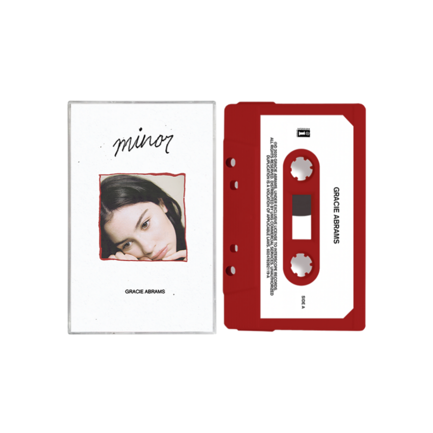 Gracie-Abrams-Minor-Red-Shell-Cassette-EP-Album