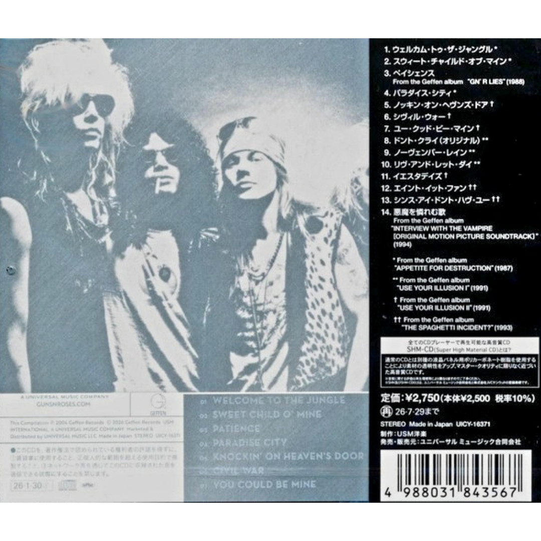 Guns-n-Roses-Greatest-Hits-Japan-Compilation-SHMCD