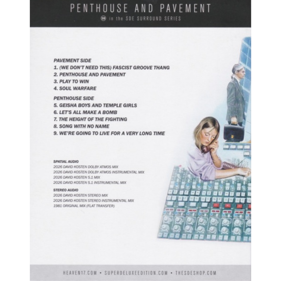 Heaven 17: Penthouse And Pavement - Dolby Atmos Blu-ray Audio