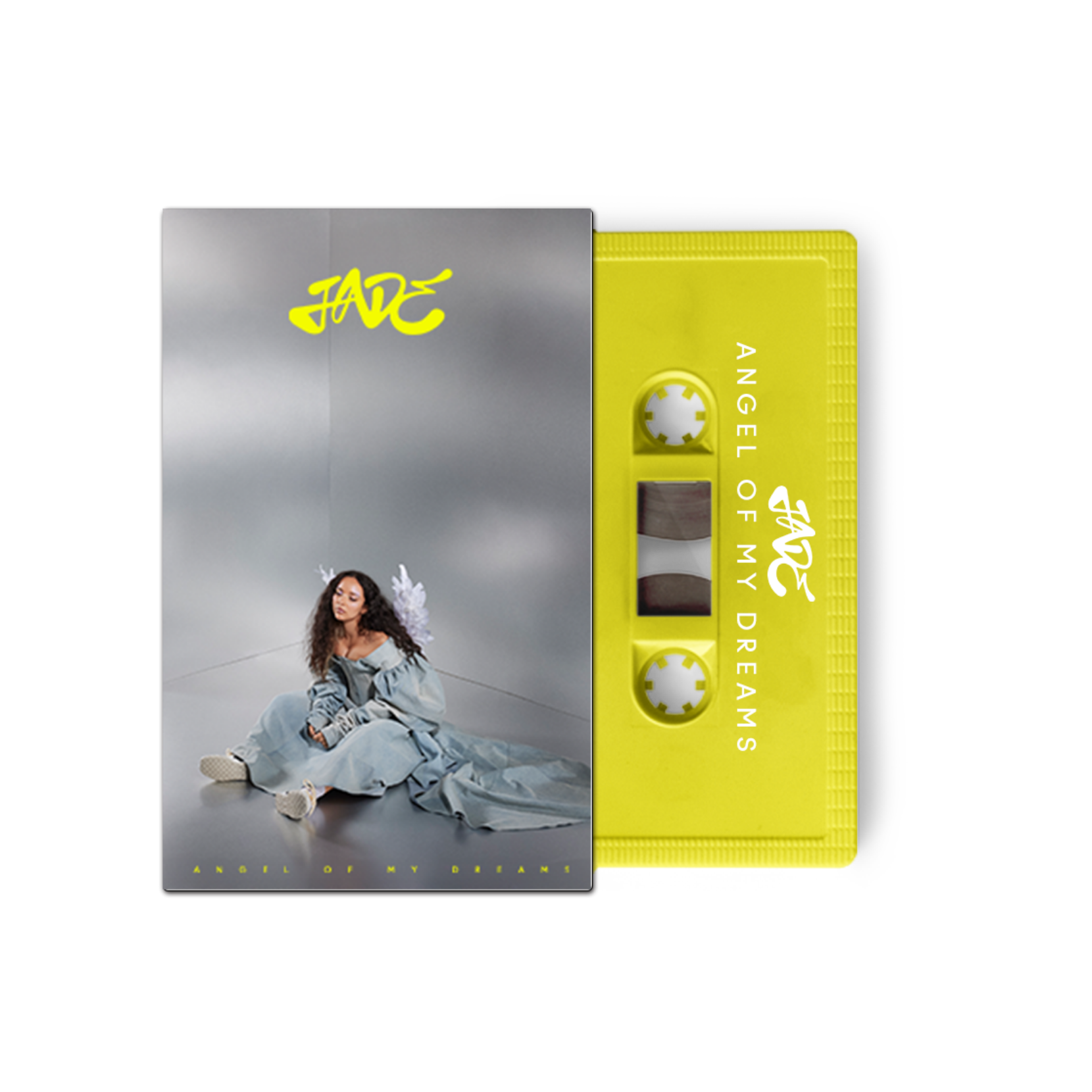 Jade-Angel-Of-My-Dreams-Yellow-Cassette-Single