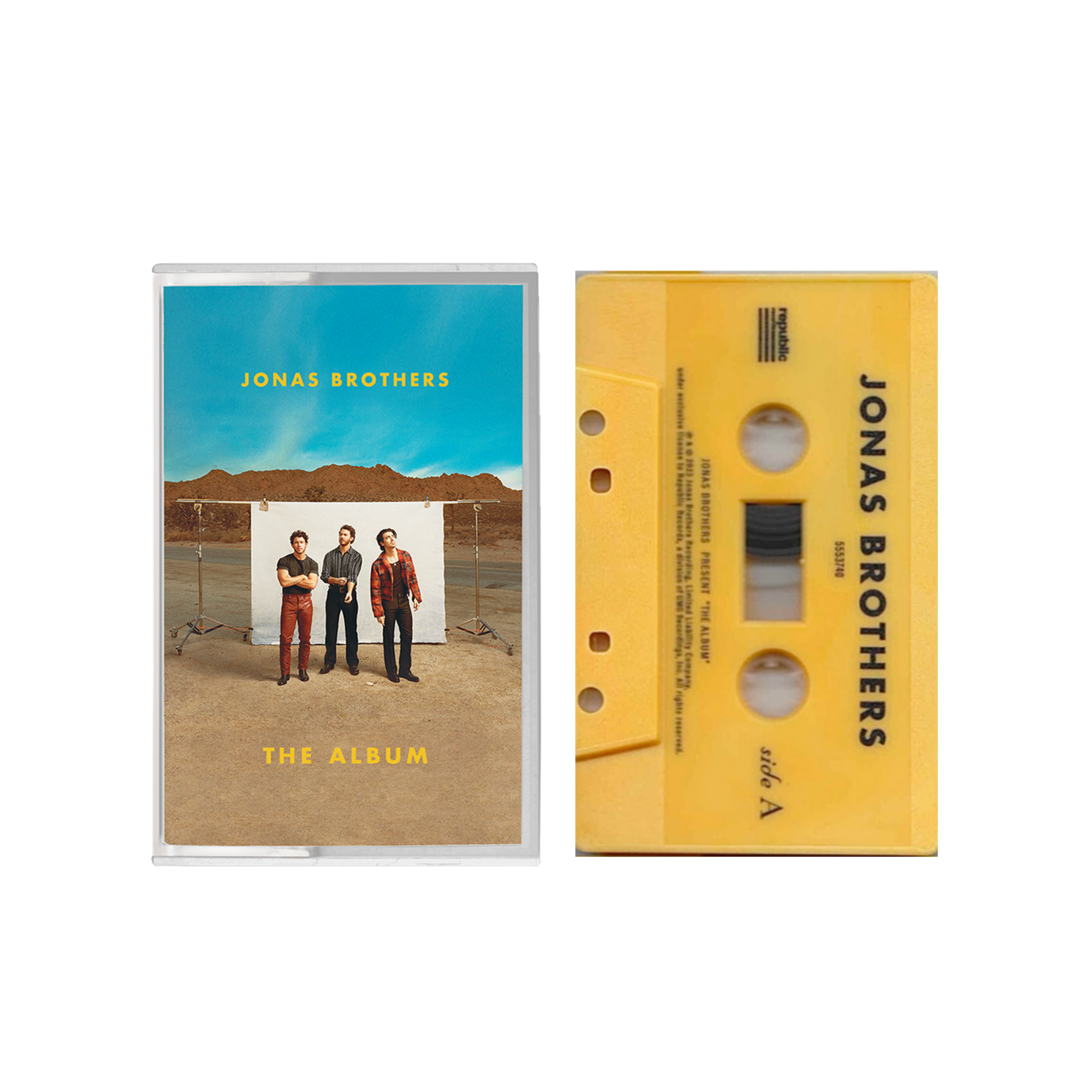 Jonas-Brother-The-Album-UK-Yellow-Cassette-Tape