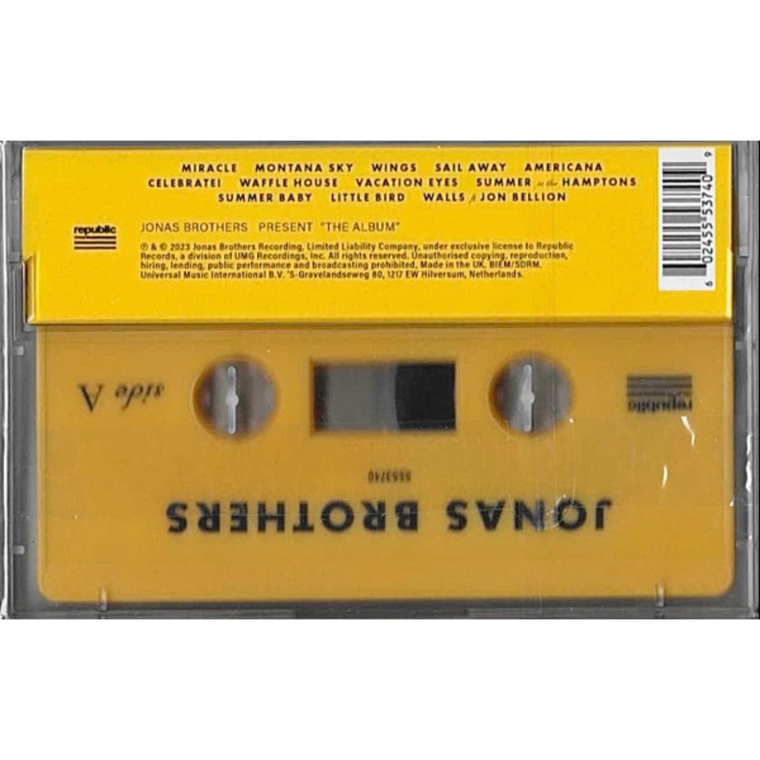 Jonas-Brother-The-Album-Yellow-UK-Cassette-Tape