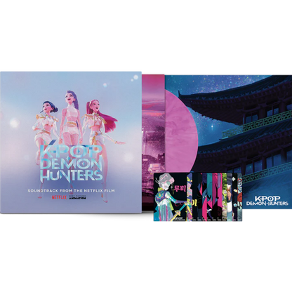 K-Pop-Demon-Hunters-Soundtrack-Smokey-Fuschia-Vinyl