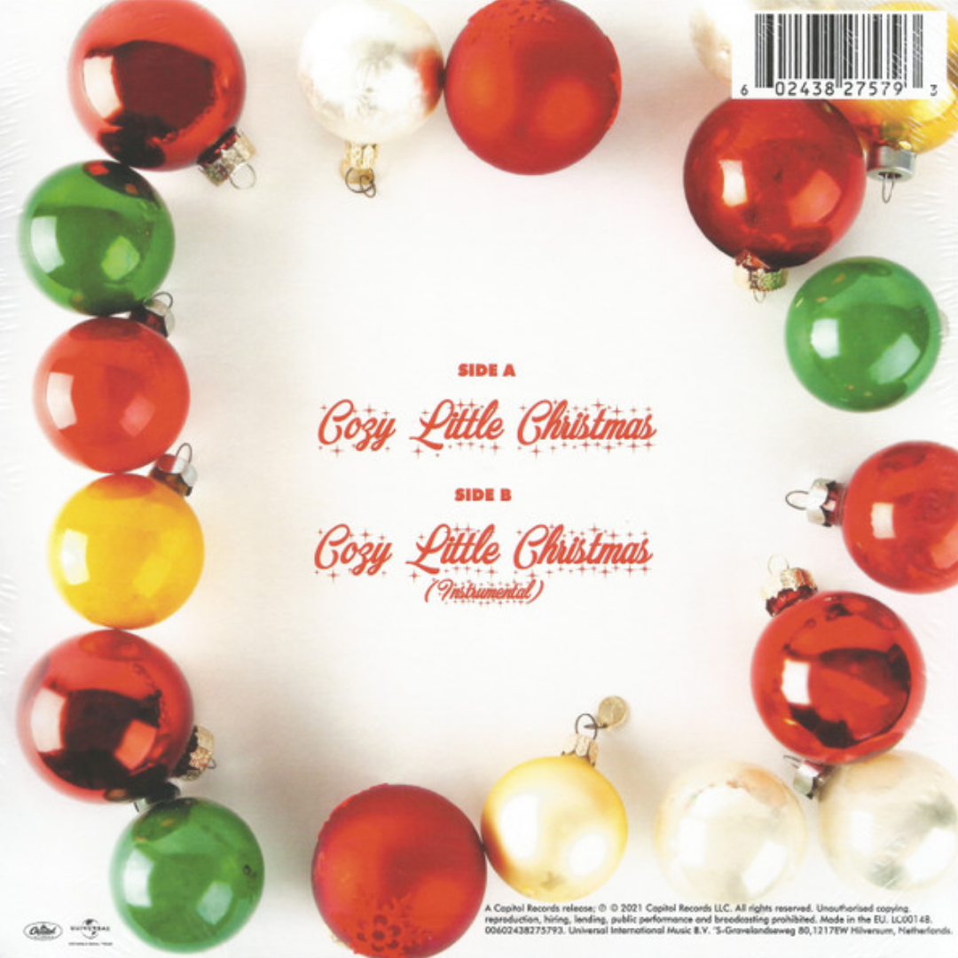 Katy-Perry-Cozy-Christmas-Green-Vinyl-7-in-Single