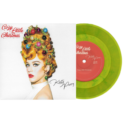 Katy-Perry-Cozy-Little-Christmas-Green-Vinyl-7-in