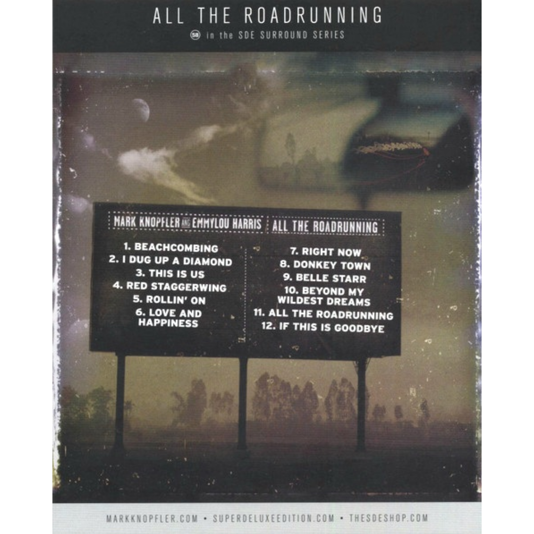Mark Knopfler & Emmylou Harris: All The Roadrunning - Atmos Blu-ray Audio