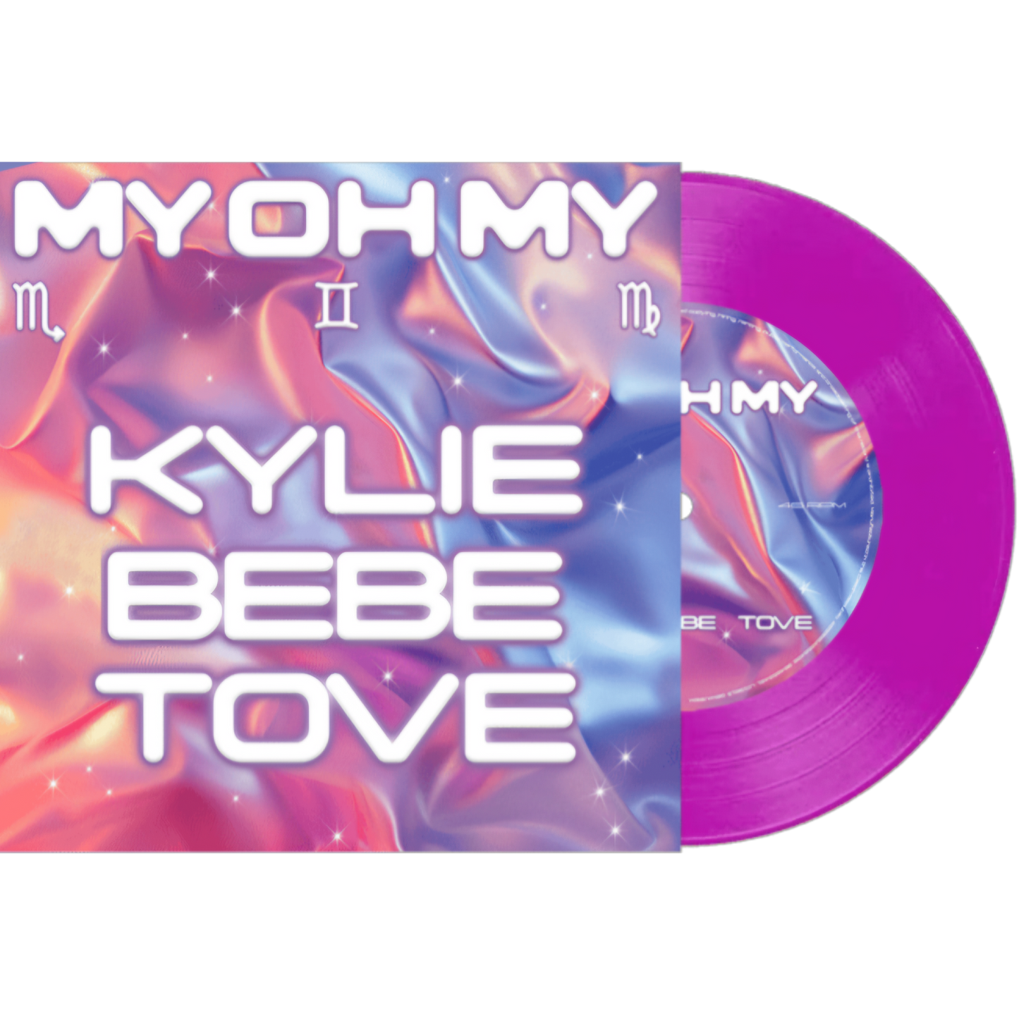 Kylie-Bebe_Tove_My_Oh_My_Violet_Vinyl_7-in_Single