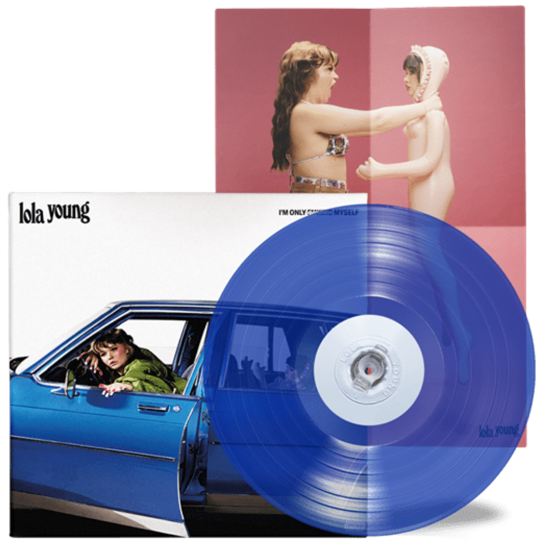 Lola-Young-Im-Only-F--king-Myself-Blue-Vinyl-LP