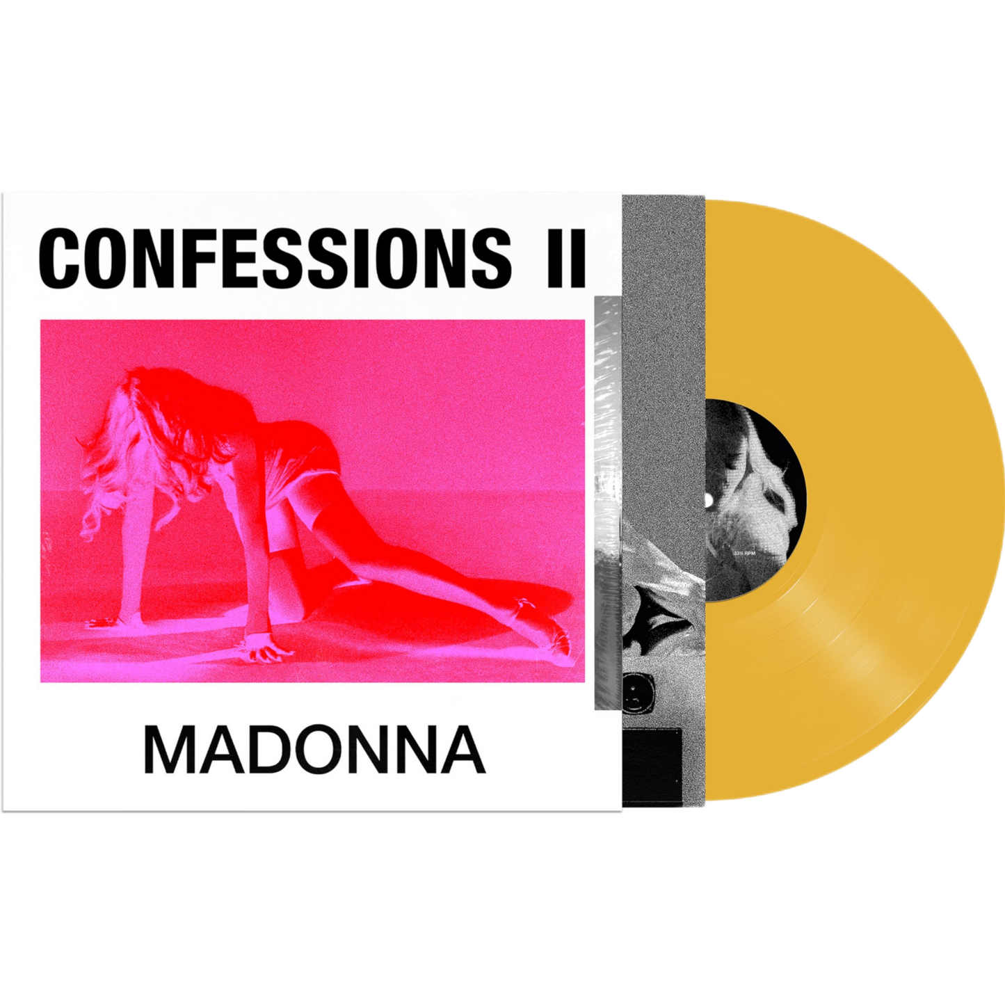 Madonna-Confessions-II-Amazon-Yellow-Vinyl--LP