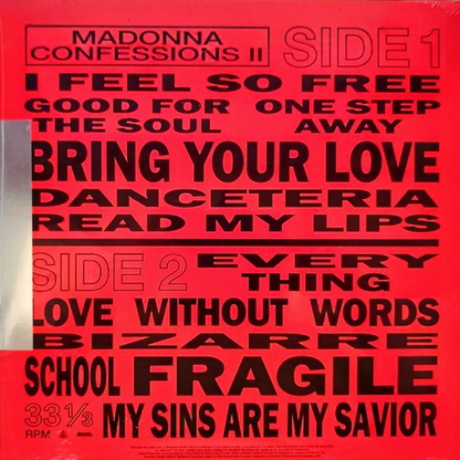 Madonna-Confessions-II-Violet-Vinyl-LP-with-Poster