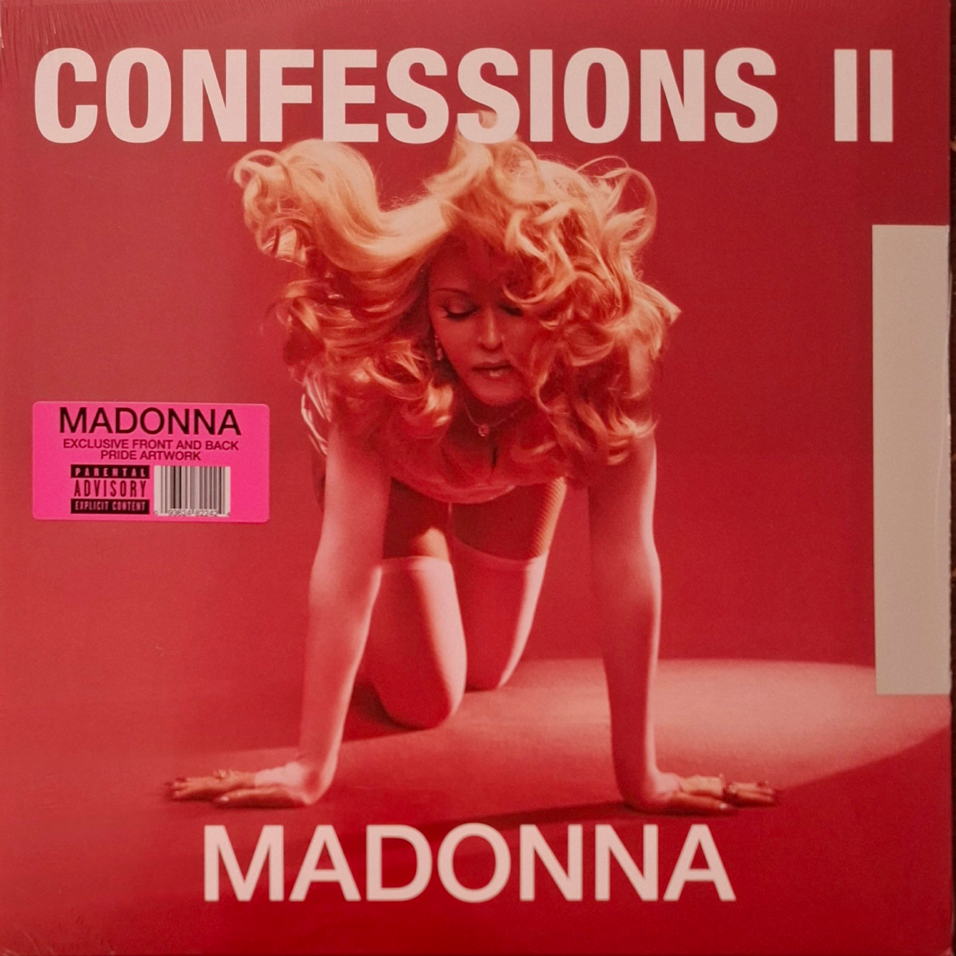 Madonna-Confessions-II-Pride-Edt-Clear-Vinyl-EX