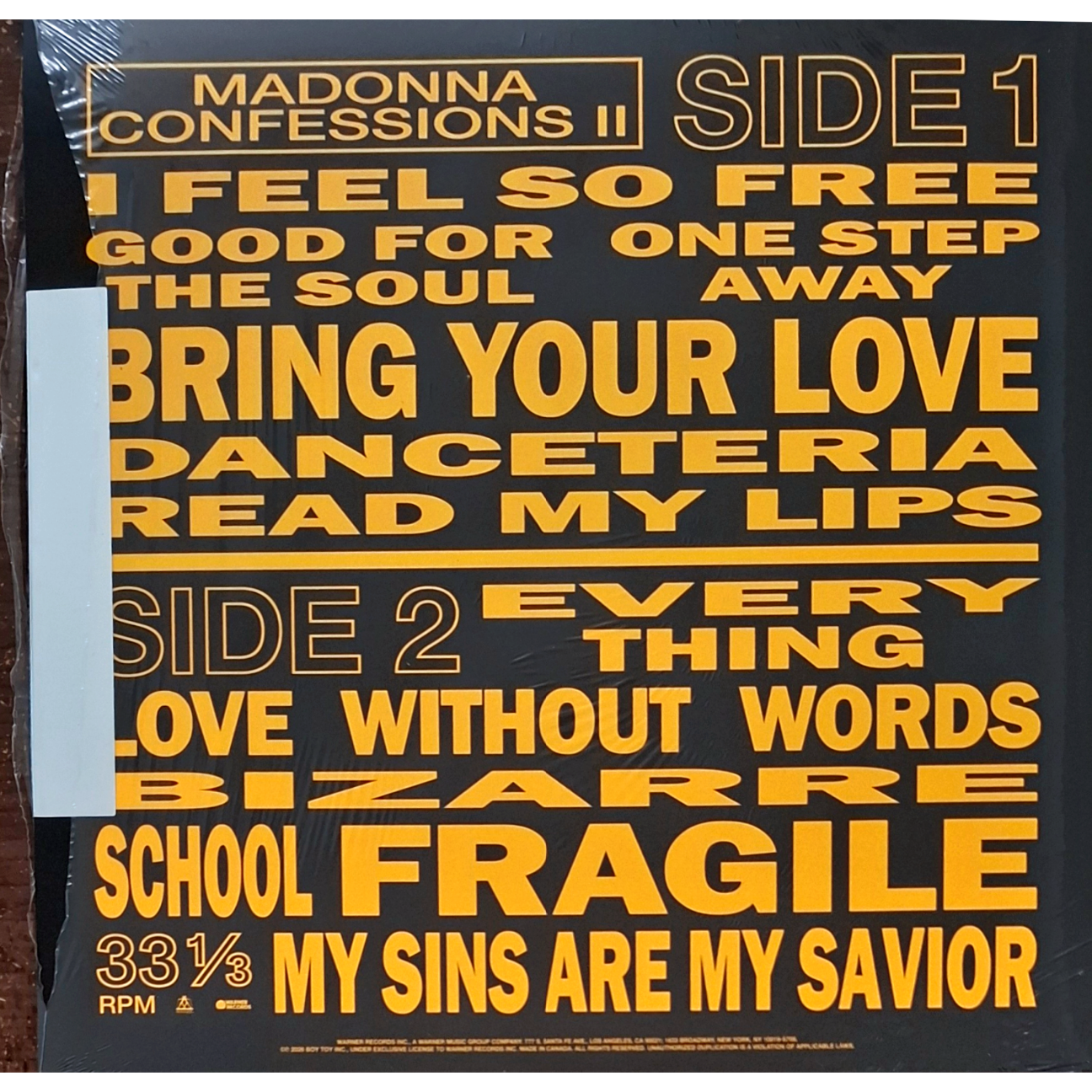Madonna-Confessions-II-Spotify-Milky-Vinyl-US-NM