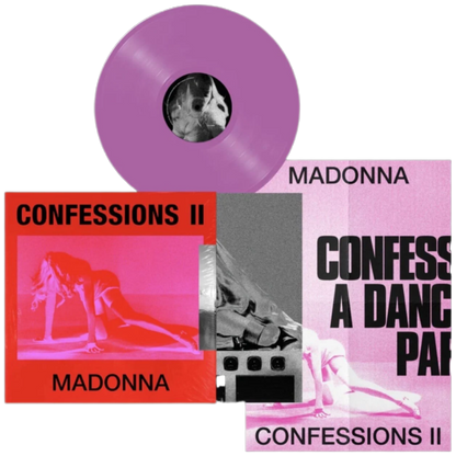 Madonna-Confessions-II-Violet-Vinyl-LP-with-Poster