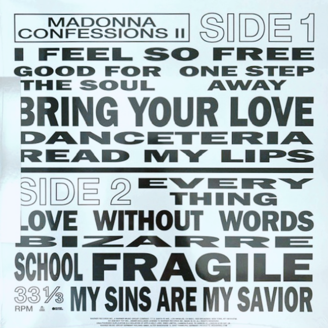 Madonna-Confessions-II-White-Sleeve-Yellow-Vinyl