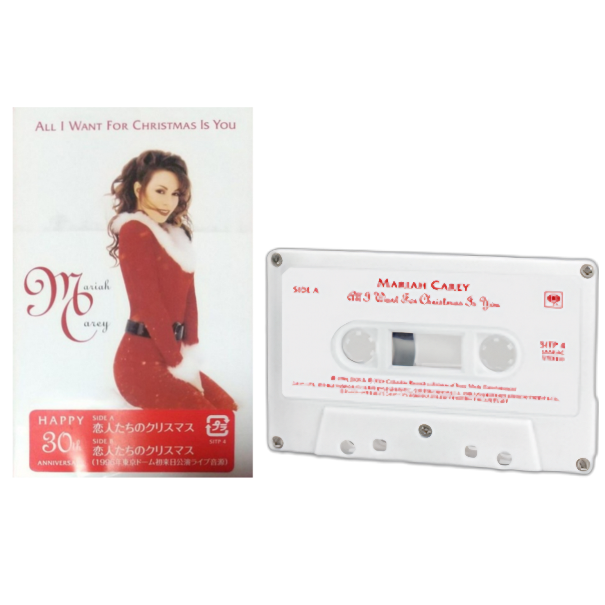 Mariah-Carey-For-Xmas-Japan-Snow-White-Cassette-JP