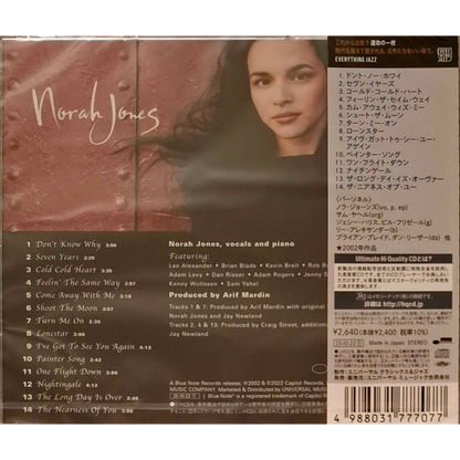 Norah-Jones-Come-Away-With-Me-UHQCD-Japanese-Album