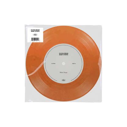 Olivia-Dean-Baby-Steps-Orange-Vinyl-7-inch-Single