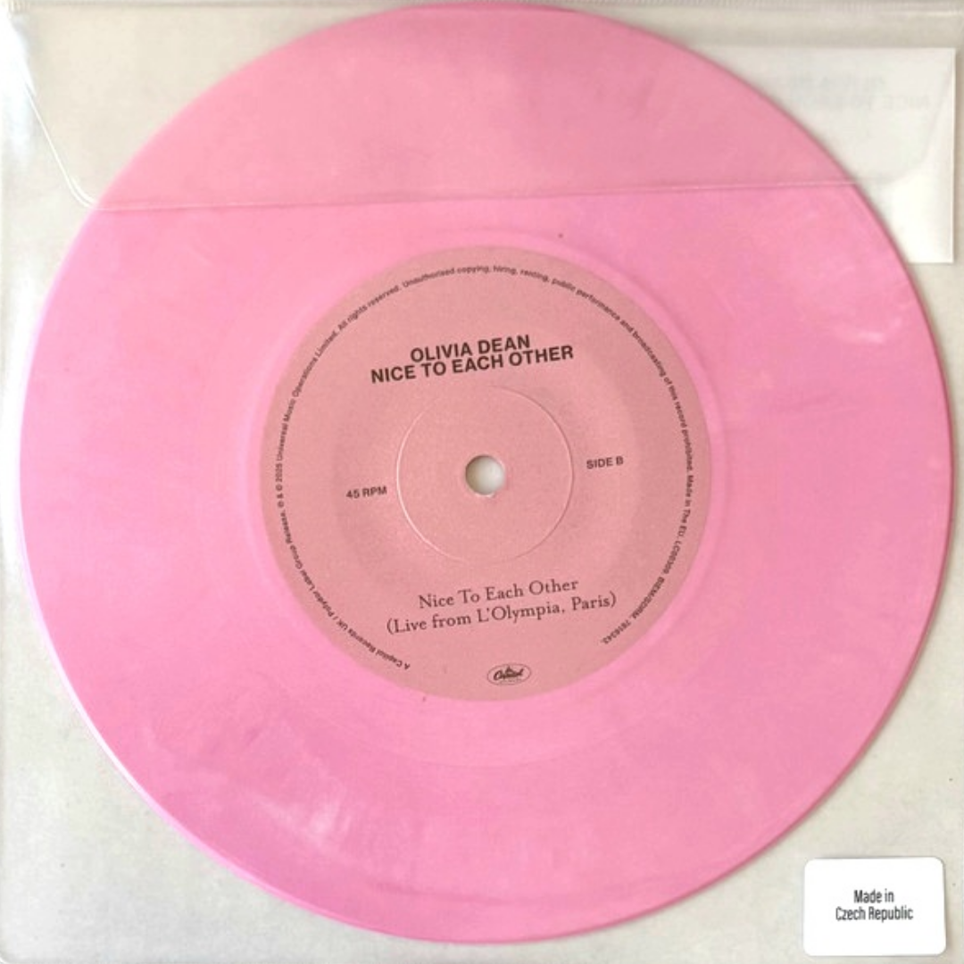 Olivia-Dean-Nice-To-Each-Other-Pink-Vinyl-7-Single