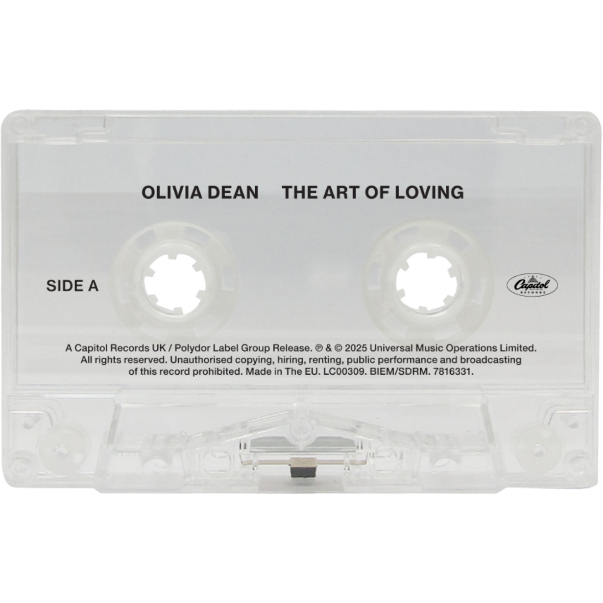 Olivia-Dean-The-Art-Of-Loving-Clear-Shell-Cassette