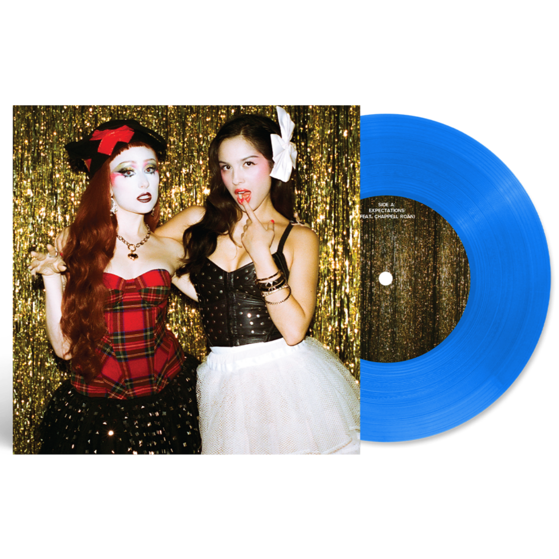 Olivia-Rodrigo-Chappell-Roan-Expectations-Blue-7in