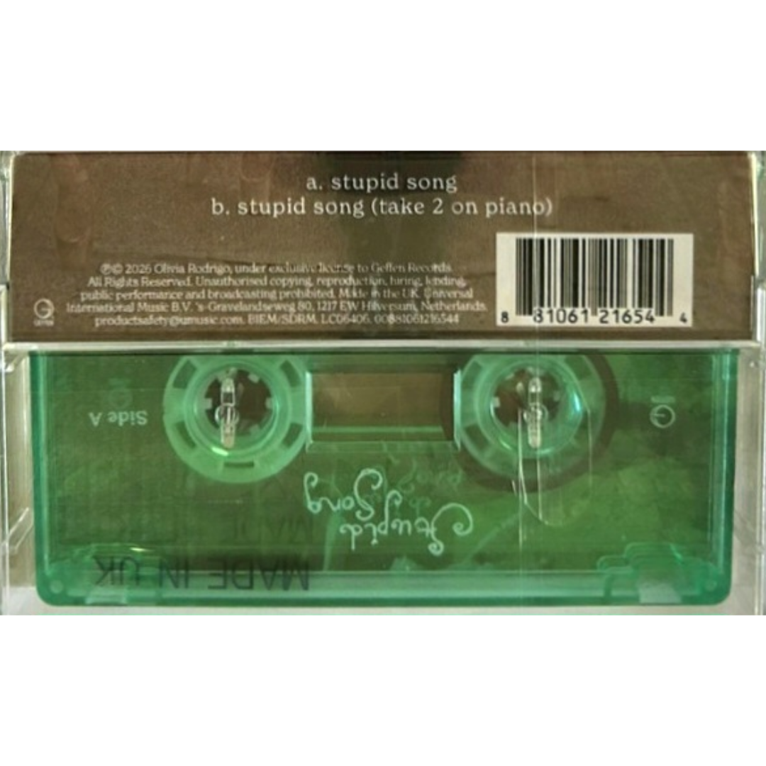 Olivia-Rodrigo-Stupid-Song-Green-Cassette-Single