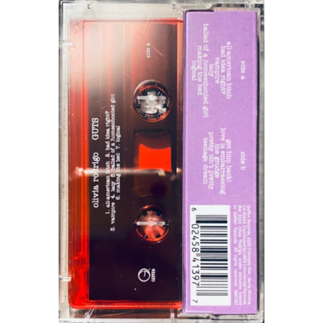 Olivia-Rodrigo_Guts_Limited_Edition_Red_Cassette