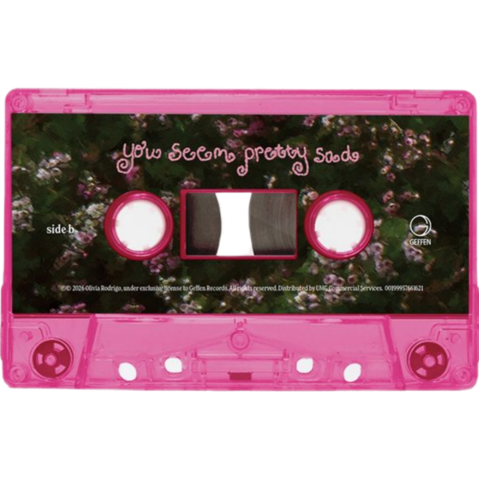 Olivia-You-Seem-Pretty-Sad-Hot-Pink-Cassette-Tape
