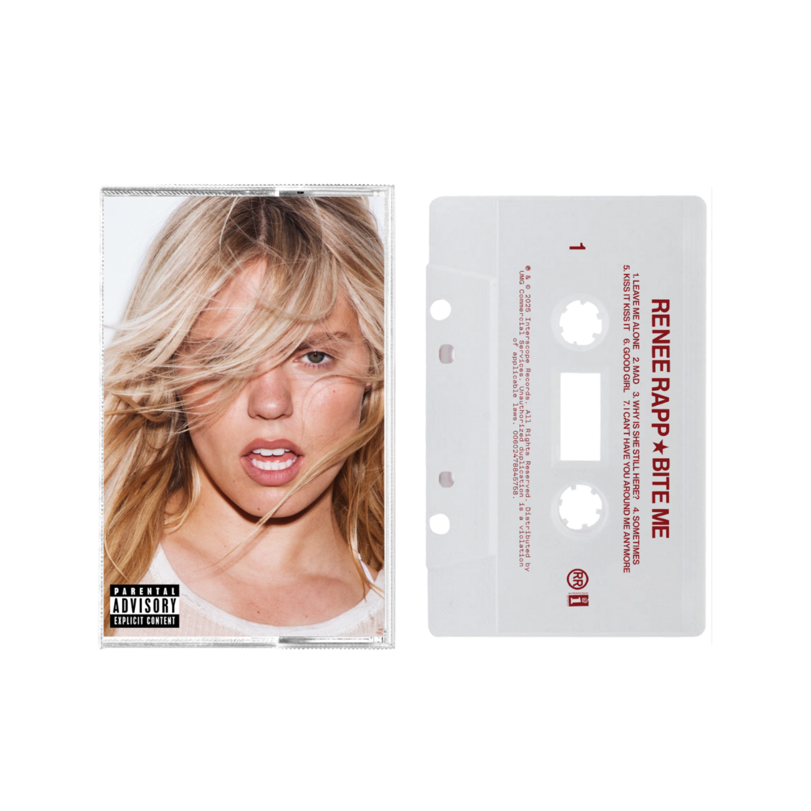 Renee-Rapp-Bite-Me-UK-White-Shell-Cassette-Album