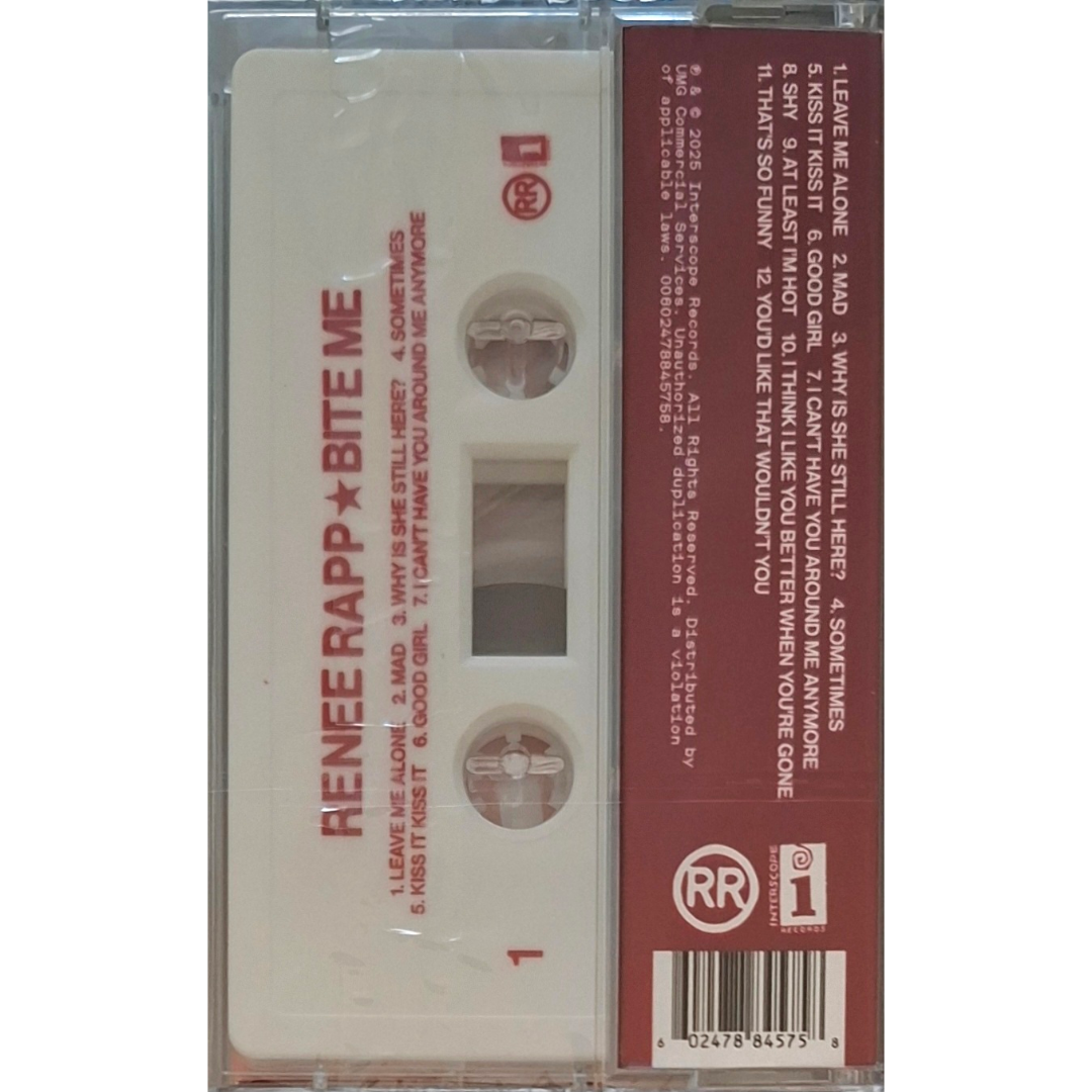 Renee-Rapp-Bite-Me-White-Shell-UK-Cassette-Album