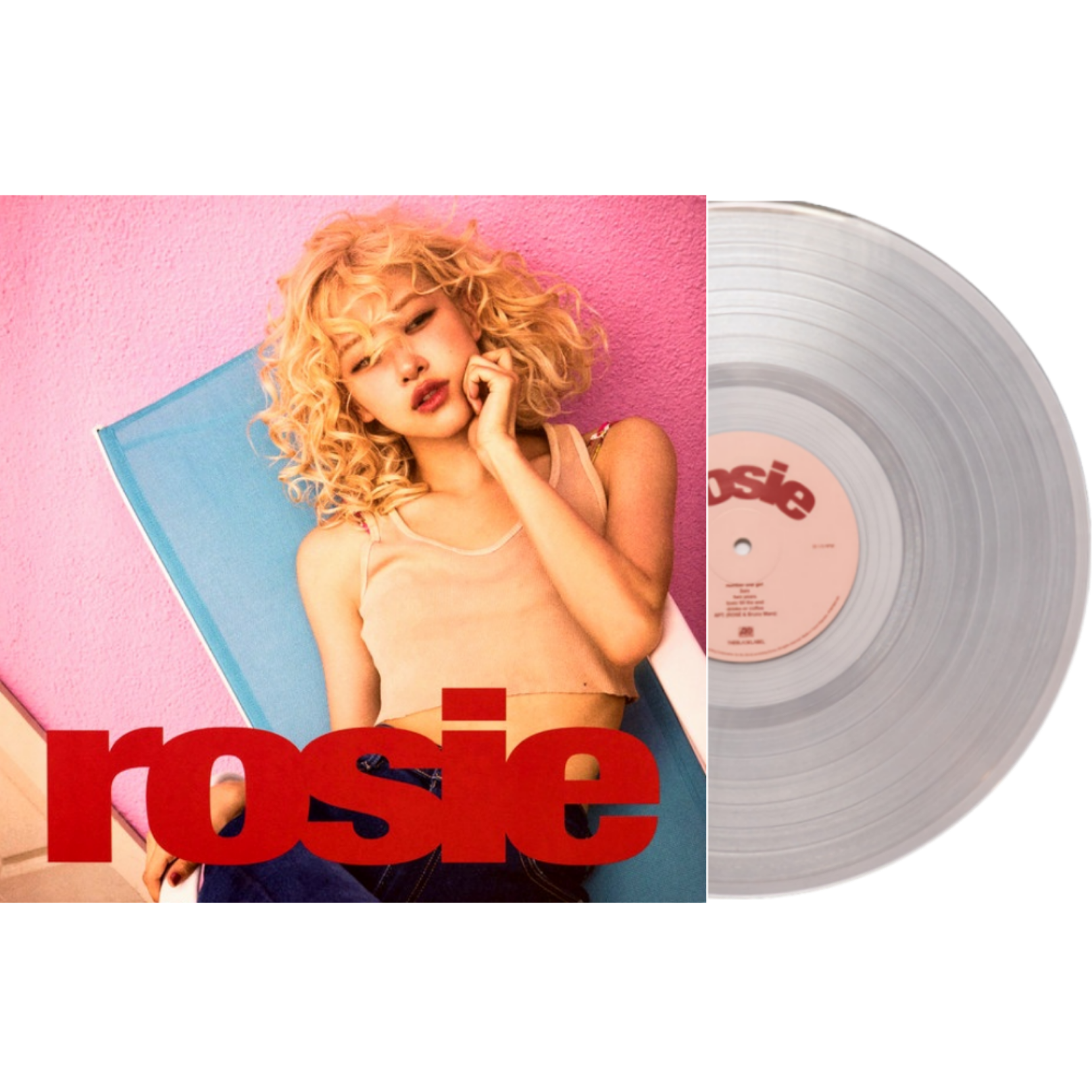 Rosé: Rosie - Vampirehollie Edition Clear Vinyl LP with Alt Rosé: Rosie - Vampirehollie Edition Clear Vinyl LP with Alt