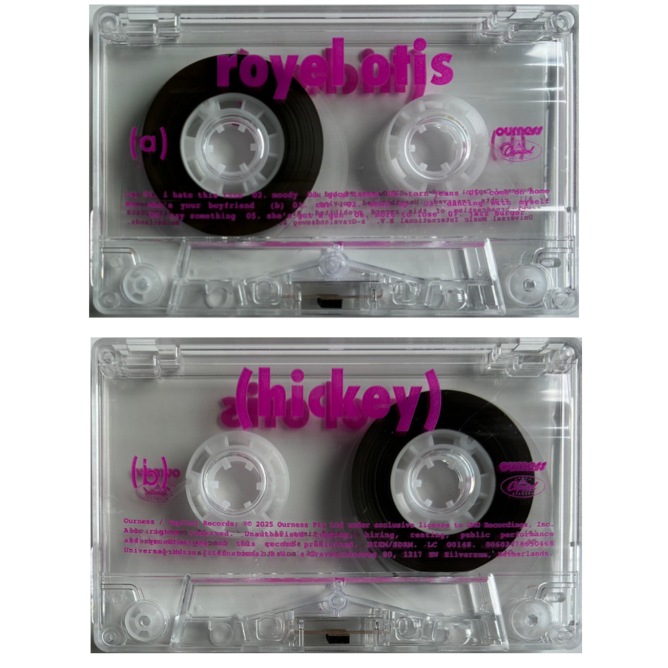 Royel-Otis-Hickey-Fluro-Metal-Clear-Shell-Cassette
