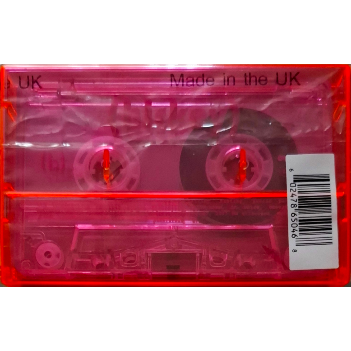 Royel-Otis-Hickey-Fluro-Pink-Metallic-Text-Cassett