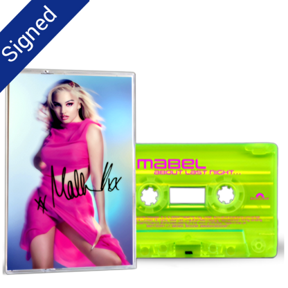 SIGNED-Mabel_About_Last_Night_Green_Cassette_Album