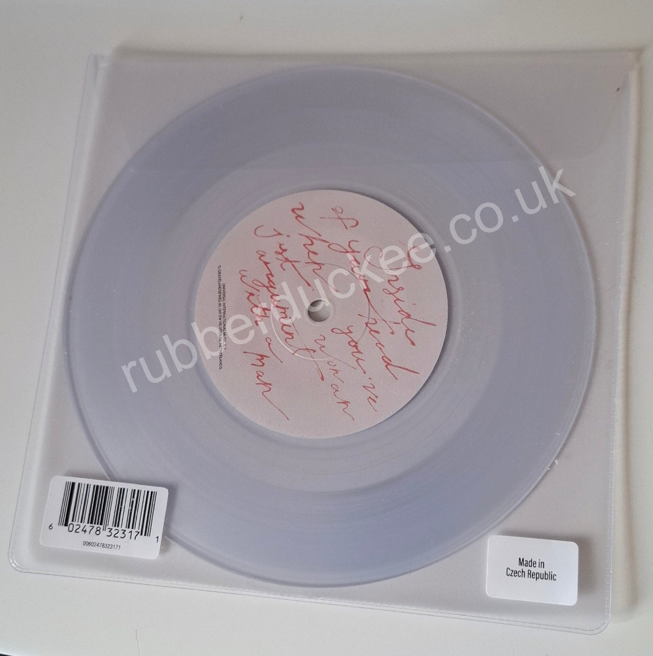 Sabrina Carpenter: Manchild - Clear Transparent Vinyl 7