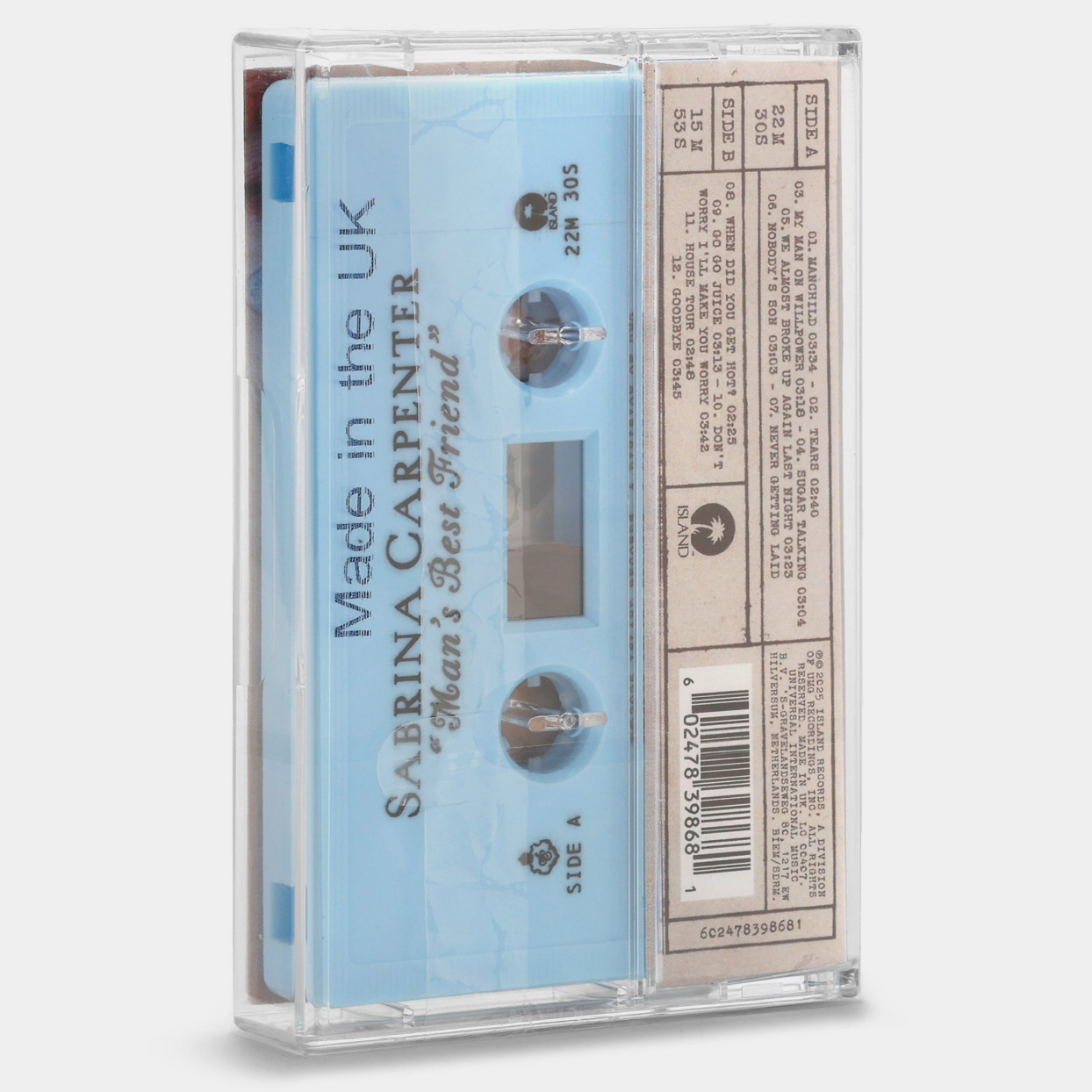 Sabrina-Carpenter-Mans-Best-Friend-Blue-Cassette