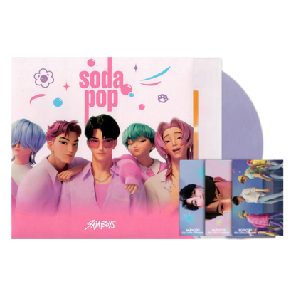 Saja-Boys-KPop-Soda-Pop-Purple-7-inch-Sticker-Card