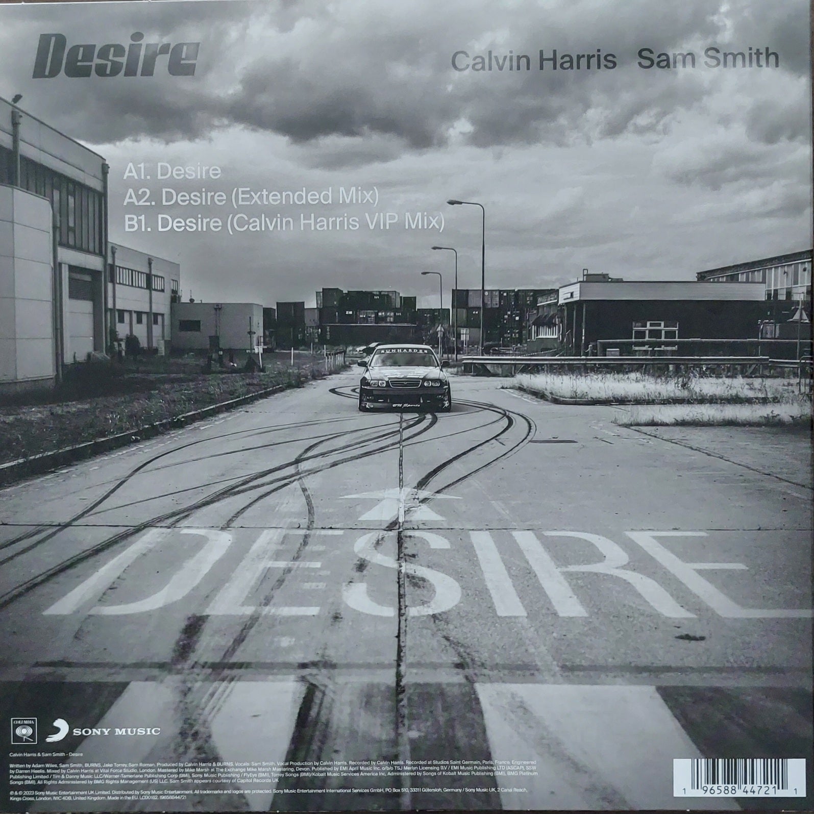 Calvin Harris & Sam Smith: Desire - Orange Vinyl 12