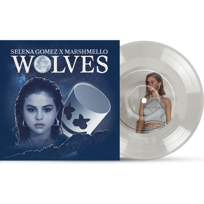 Selena-Gomez-x-Marshmello-Wolves-Clear-Vinyl-7inch