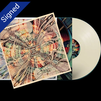 SIGNÉ The Boo Radleys: Keep On With Falling - LP en vinyle blanc avec impression signée