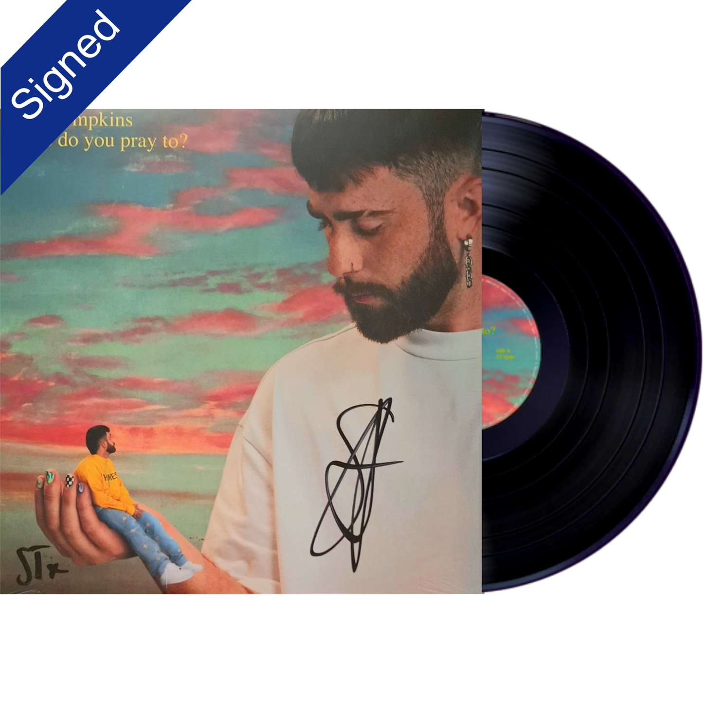 Signed-Sam-Tompkins-Who-Do-You-Pray-To-12-in-Vinyl