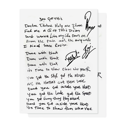 Skindred-You-Got-This-Hand-Signed-Lyric-Sheet