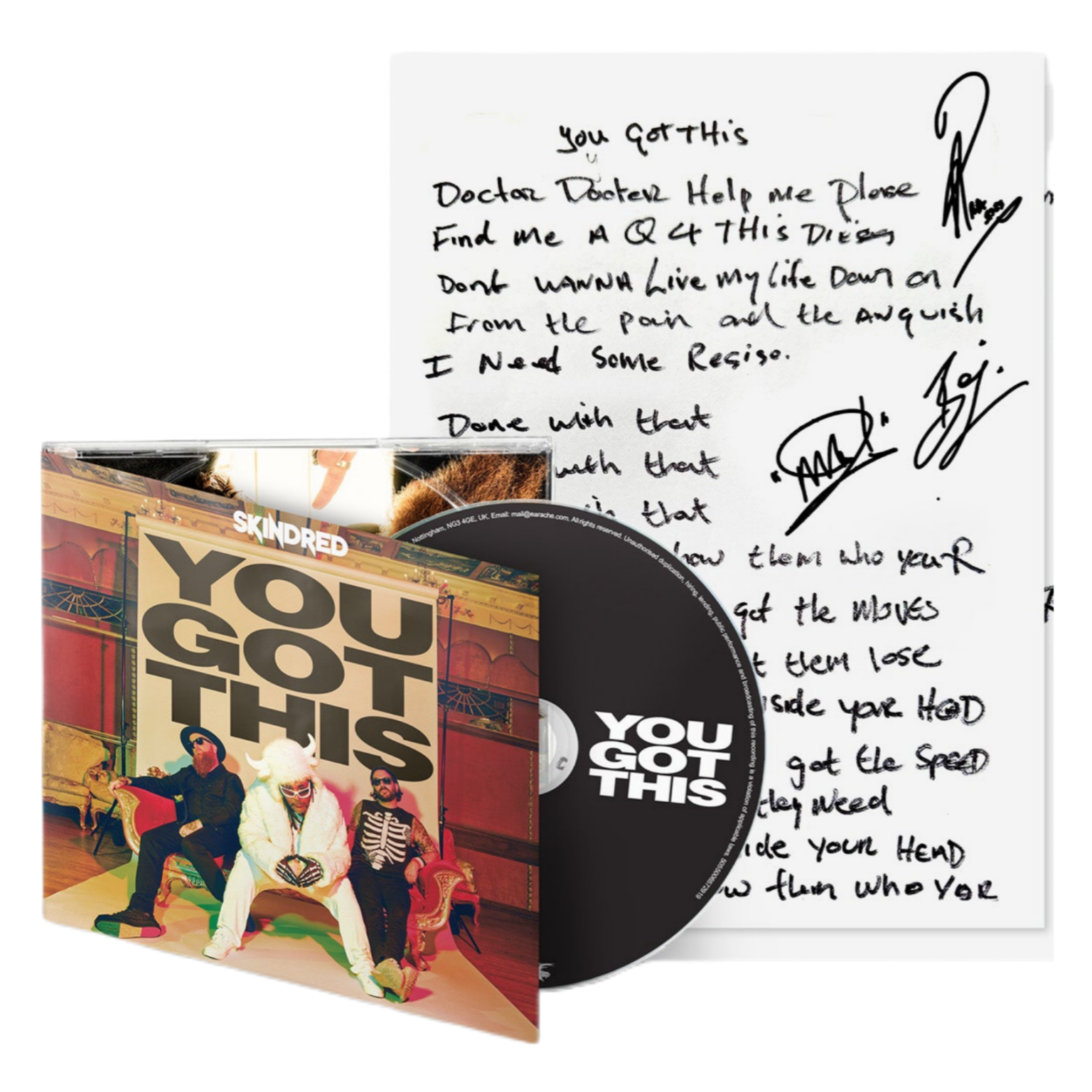 Skindred-You-Got-This-Signed-Lyrics-Digipak-CD