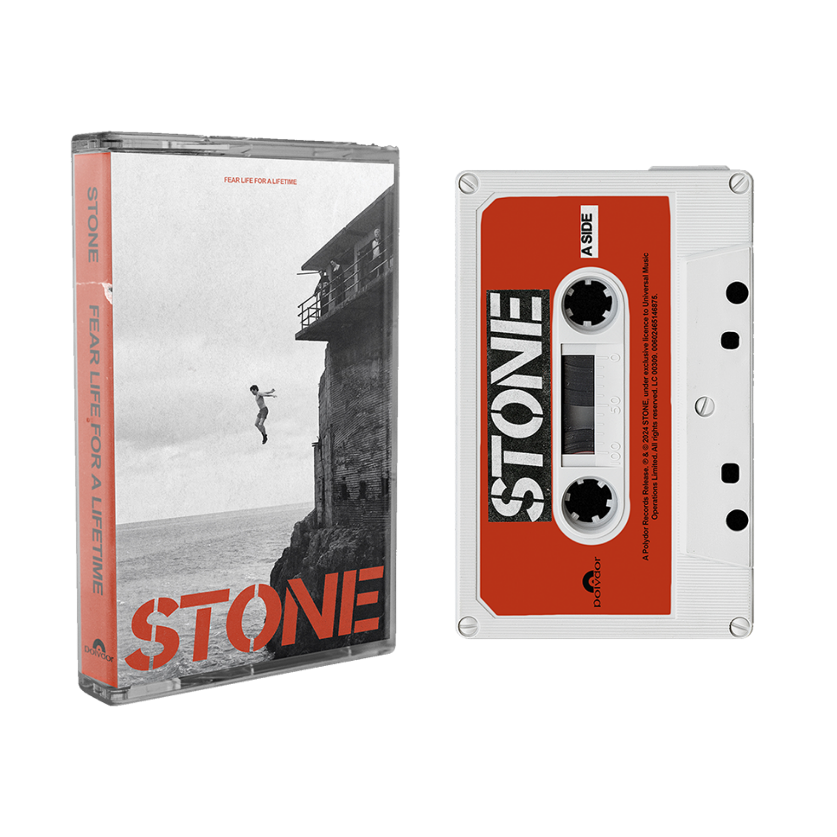 Stone-Fear-Life-For-A-Lifetime-UK-White-Cassette