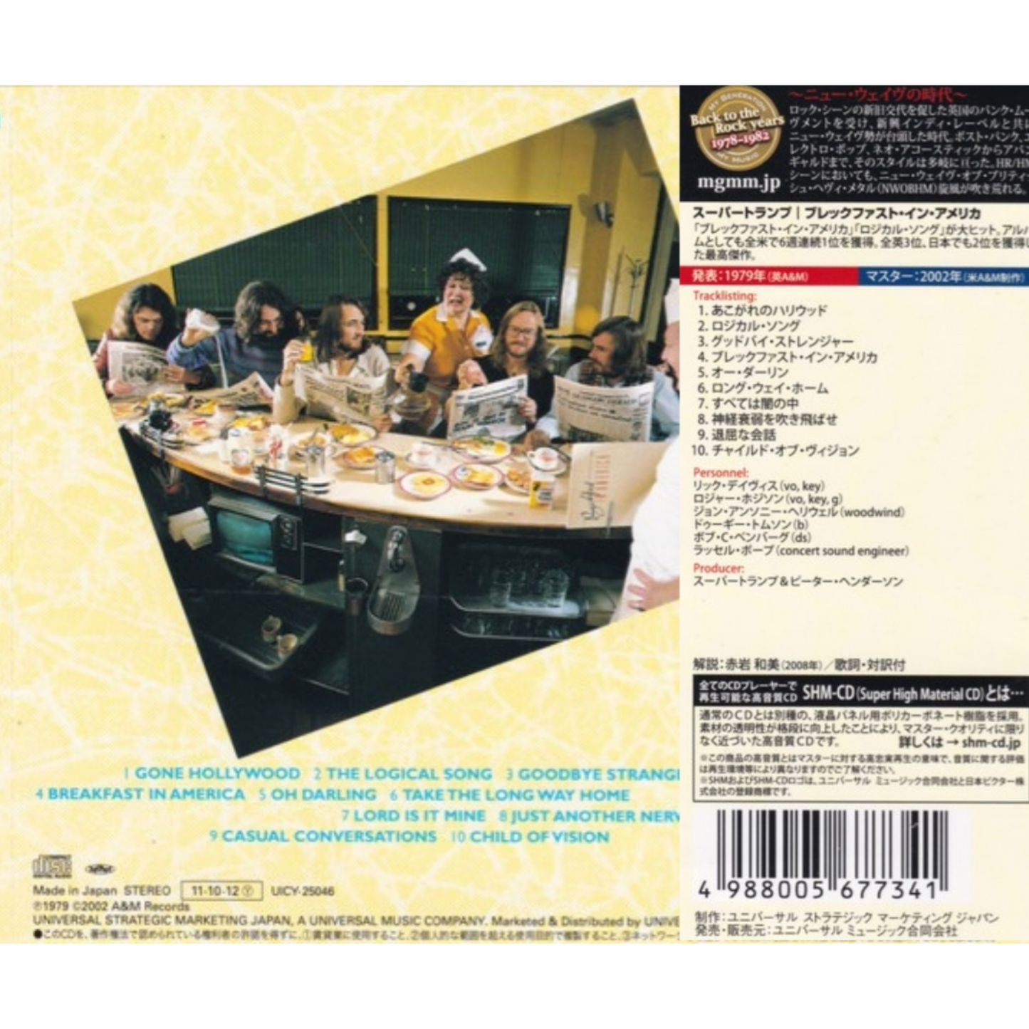 Supertramp-Breakfast-in-America-CD-Japanese-SHM-CD