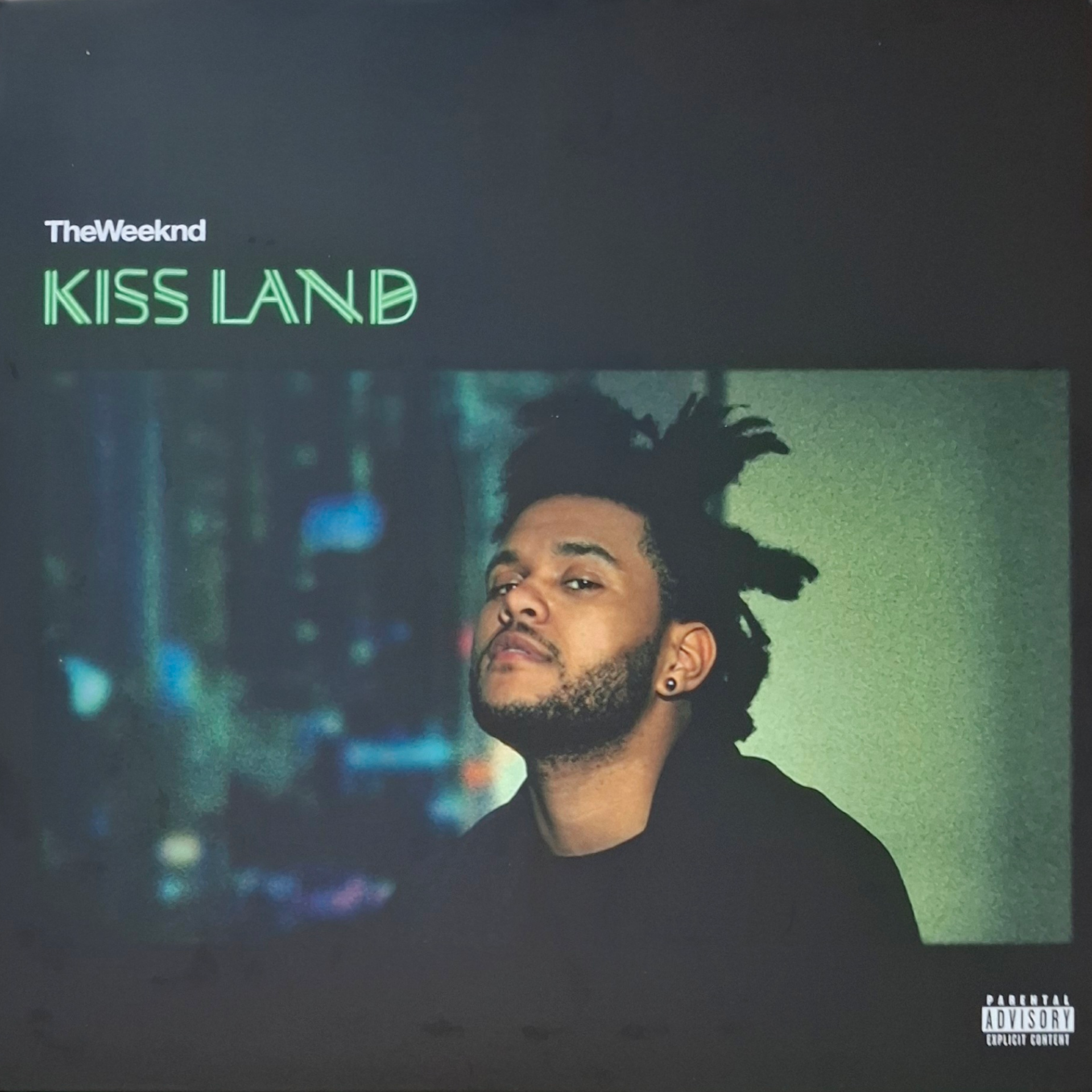The-Weeknd-Kiss-Land-Green-Seafoam-Vinyl-LP-Front